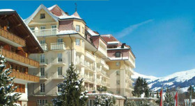 The luxurious new Solis Cambrian Hotel in Adelboden, Switzerland.