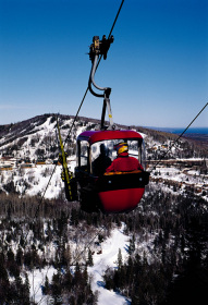 Lutsen Mountains has the only gondola found mid-continent.