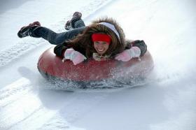 Tubing at Angel Fire, New Mexico.
