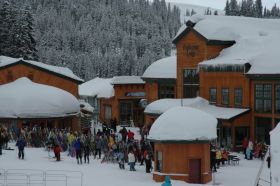 Snowcat tours continue at Grand Targhee.