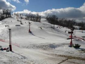 Snow Creek offers good skiing and riding for snow-starved Kansans and Missourians.