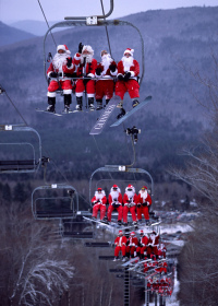 Santa's bringing lots of friends the first Sunday in December.