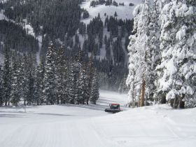 Get ready to ski.
