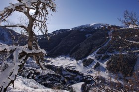 Scenic view of Grandvalira ski resort.