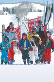 Kids and skiing are like marshmallows and hot chocolate.