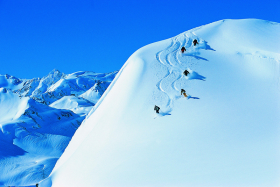 Off-piste in St. Anton.