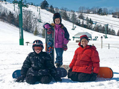 Kids on the slopes