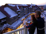 Snowshoe - On the balcony at